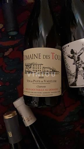 Provence, hạ lưu Rhône, Corse Vaucluse Domaine des Tours Clairette 2020