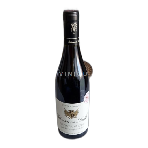 Rhônen laakso Côtes-du-rhône Château de Ruth Réservée Ei vuosikertaa