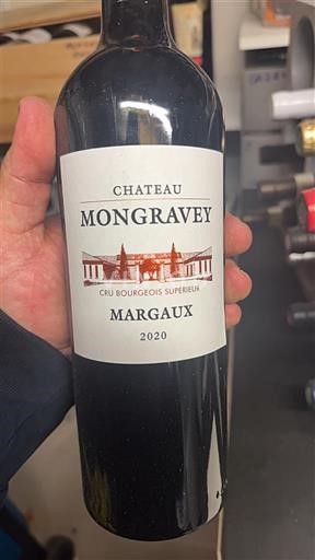 Bordeaux Margaux Château Mongravey 2020