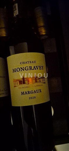 Bordeaux Margaux Château Mongravey 2020