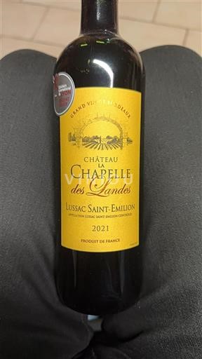 Bordeaux Lussac-Saint-Émilion Château La Chapelle des Landes 2021