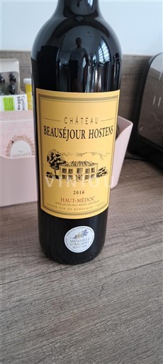 Bordeaux Haut-Médoc Château Beauséjour Hostens 2016