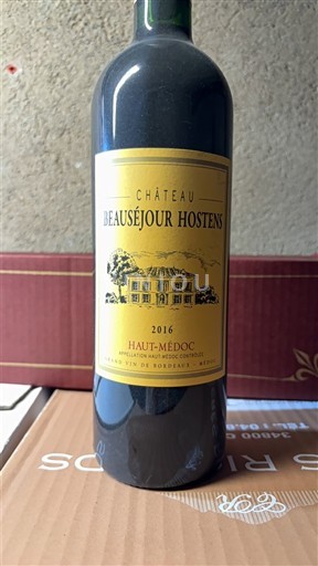 Bordeaux Haut-Médoc Château Beauséjour Hostens 2016
