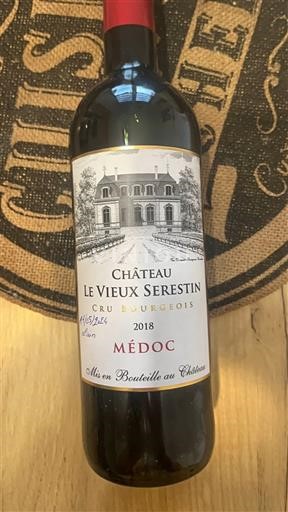 Burdeos Médoc Château Le Vieux Serestin 2018