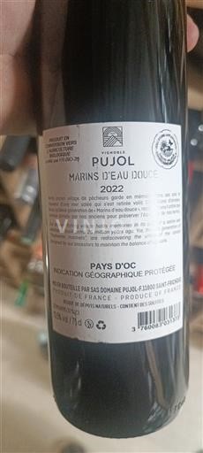 Languedoc in Roussillon Pays d'Oc Pujol Marins d'eau douce 2022
