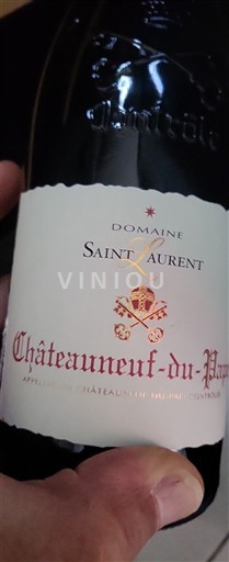 Rhônedalen Châteauneuf-du-Pape Domaine Saint Laurent Icke årgångsbetecknad