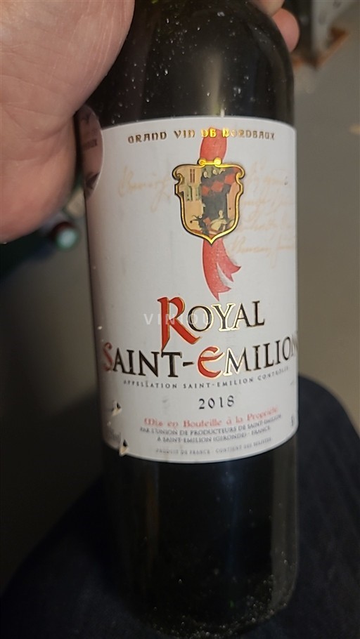 Bordéus Saint-Émilion Royal 2018