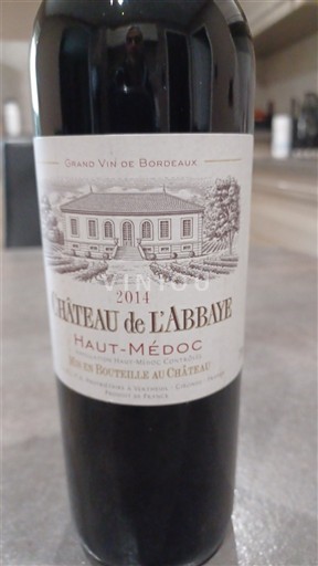 Bordeaux Haut-Médoc Château de l'Abbaye 2014