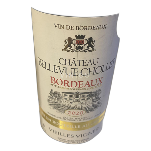 Burdeos Bordeaux Château Bellevue Chollet Vieilles Vignes 2020