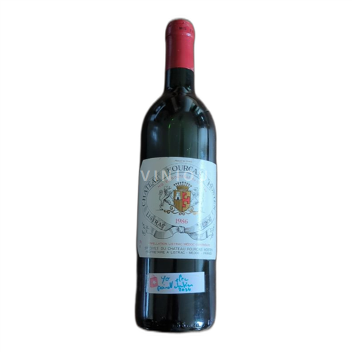 Bordeaux Listrac-Médoc Château Fourcas Hosten 1986