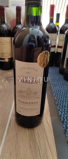 Vin Rouge sec Cuvée Prestige Château Fabrezan 2011 France Languedoc Corbières AOC