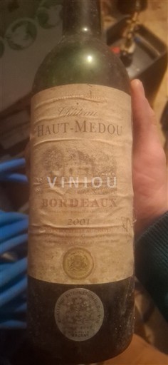 Bordeaux Chateau Haut Medou 2001
