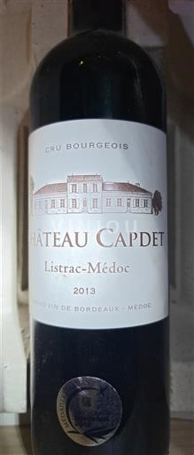 Bordoja Listrac-Médoc Château Capdet 2013