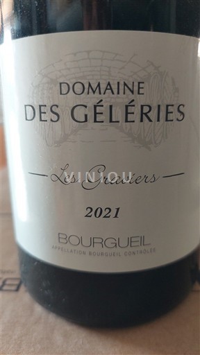 Valle del Loira Bourgueil Domaine des Géléries Les Graviers 2021