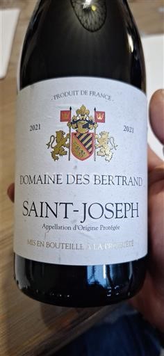 Rhône-dalen Saint-Joseph Domaine des Bertrand 2021