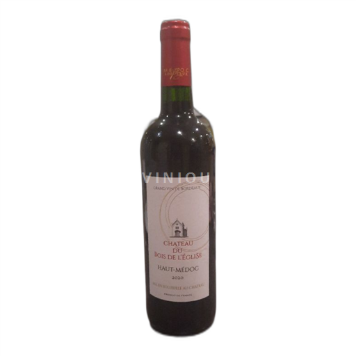 Bordeaux Haut-Médoc Chateau du Bois de l'Église 2020
