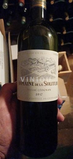 Bordeaux Pessac-Léognan Domaine de la Solitude 2017