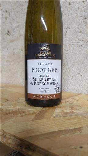 Alsacia Pinot gris Cave de Ribeauvillé Réserve 2022