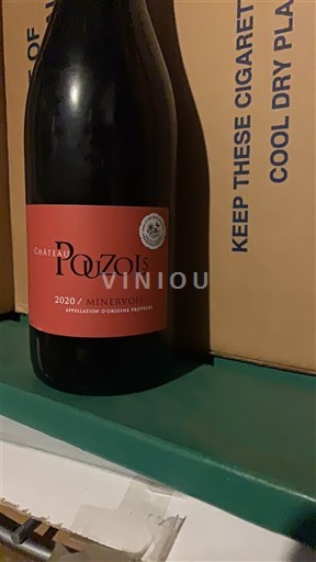 Vin Rouge sec Château Pouzols 2020 France Languedoc Minervois AOC