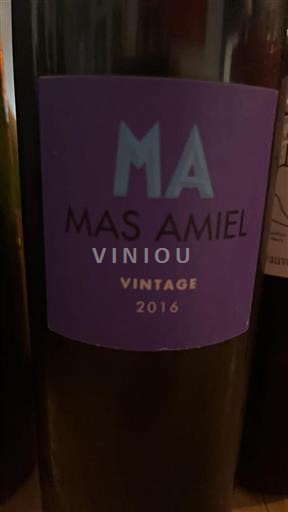 Roussillon Maury Mas Amiel Vintage 2016