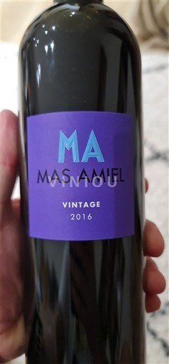 Roussillon Maury Mas Amiel Vintage 2016