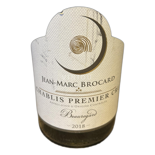 Borgoña Chablis Premier Cru Jean-Marc Brocard Beauregard 2018