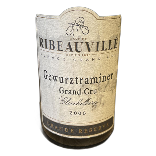 Alsace Gewurztraminer Cave de Ribeauvillé Gloeckelberg 2006