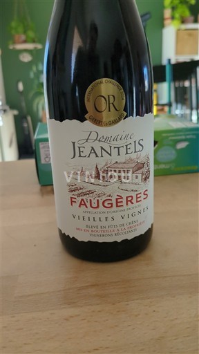 Languedoque Faugères Domaine Jeantels Vieilles Vignes Não Sazonado
