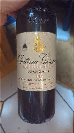 Bordeaux Margaux Château Giscours 1998