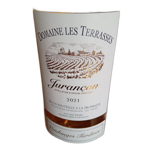 Sudoeste Jurançon Domaine Les Terrasses Vendanges Tardives 2021