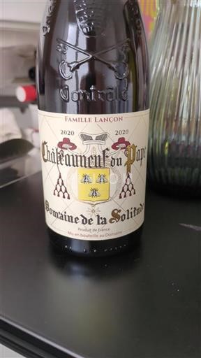 Valle del Ródano Châteauneuf-du-Pape. Domaine de la Solitude 2020