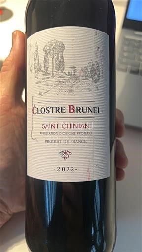 Languedoc Saint-Chinian Clostre Brunel 2022