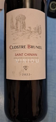 Langvedok Saint-Chinian Clostre Brunel 2022