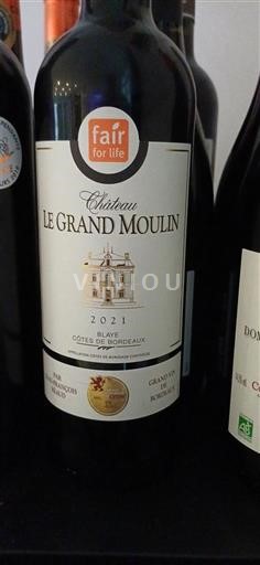 Bordeaux Blaye-côtes-de-bordeaux Château Le Grand Moulin 2021
