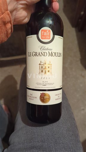 Bordeaux Blaye-Côtes-de-Bordeaux Château Le Grand Moulin 2021