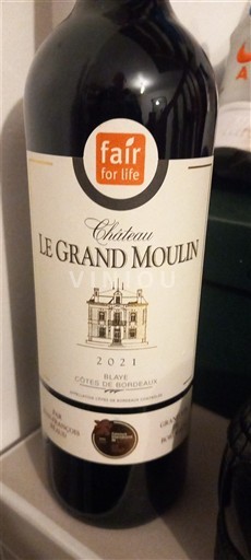 Bordo Blaje-kote-de-Bordo Château Le Grand Moulin 2021