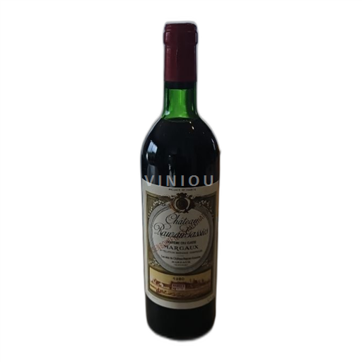 Bordeaux Margaux Château Rauzan-Gassies 1980