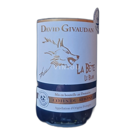 Rhône-dalen Côtes-du-Rhône David Givaudan La Bête Le Blanc 2022