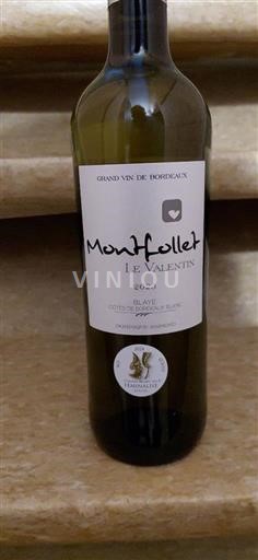Bordeaux Blaye-Côtes-de-Bordeaux Montfollet Le Valentin 2020