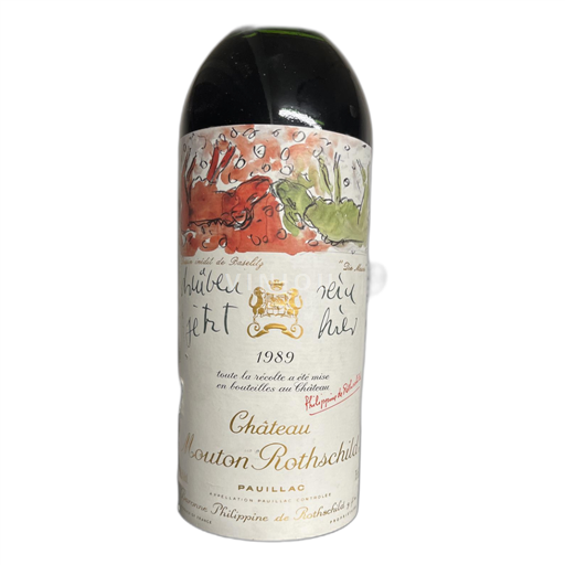 Bordeaux Pauillac Château Mouton Rothschild 1989