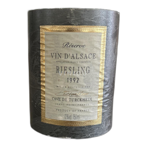 Alsace Riesling Cave de Turckheim Réserve 1992
