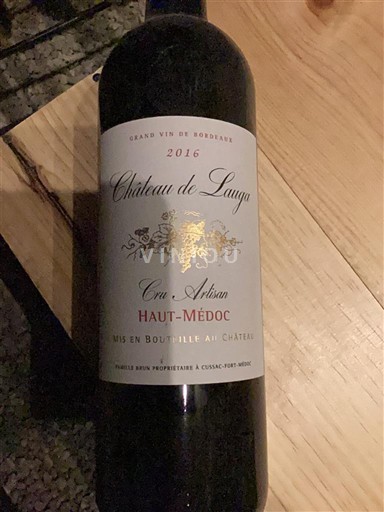 Bordeaux Haut-Médoc Château de Lauga 2016