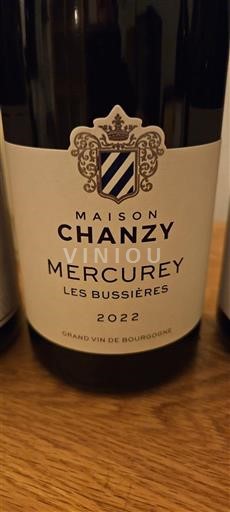 Borgogna Mercurey Maison Chanzy Les Bussieres 2022