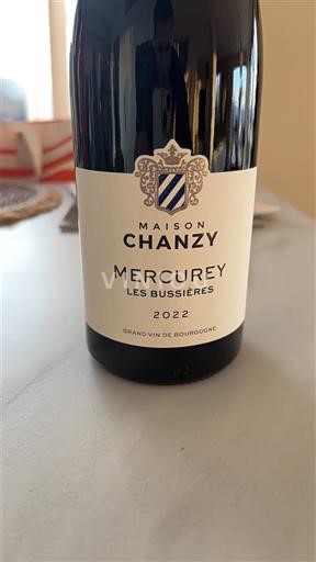 Burgundija Mercurey Maison Chanzy Les Bussieres 2022