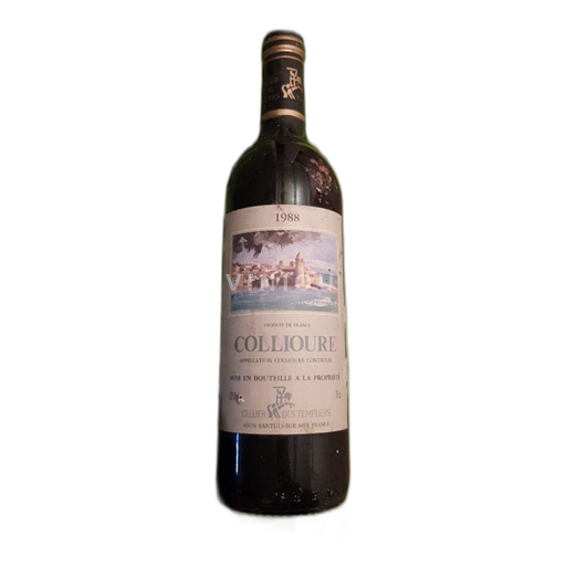 Roussillon Collioure Cellier des Templiers 1988