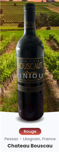 Burdeos Pessac-Léognan Château Bouscaut 2019