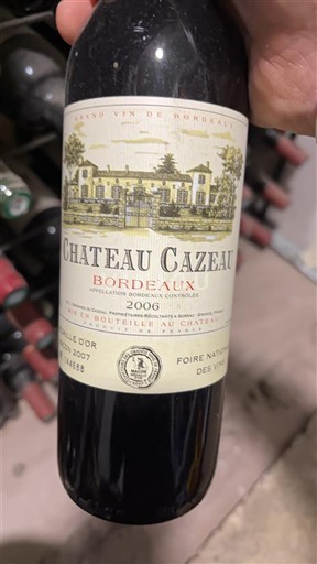 Bordeaux Château Cazeau 2006