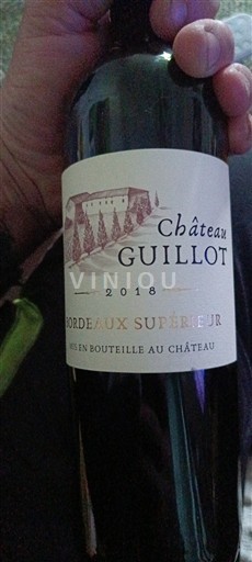 Bordeaux Bordeaux Supérieur Château Guillot 2018