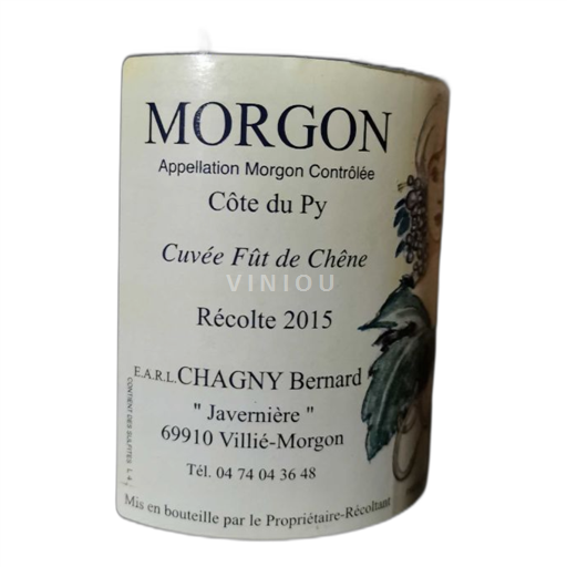 Beaujolais Morgon CHAGNY Bernard Fût de Chêne 2015