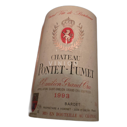 Bordeaux Saint-Émilion Grand Cru Château Pontet-Fumet 1993